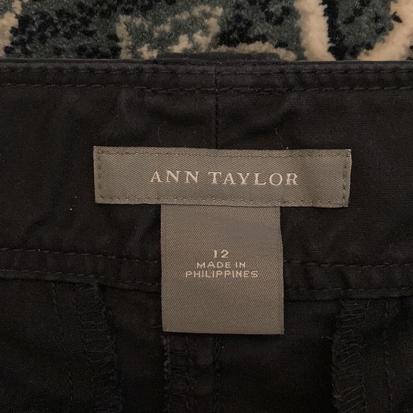 Ann Taylor Navy Mini Pencil Skirt - Picture 3 of 3